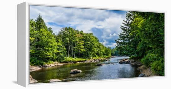 Moose River in the Adirondack Mountains, New York State, USA-null-Framed Stretched Canvas