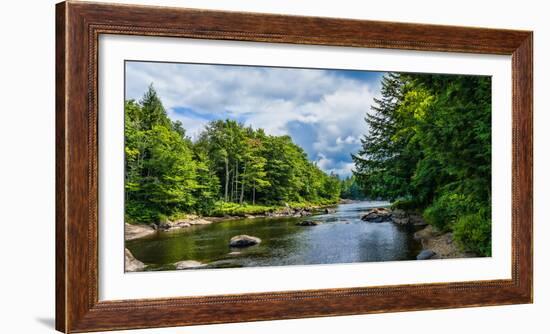 Moose River in the Adirondack Mountains, New York State, USA-null-Framed Photographic Print