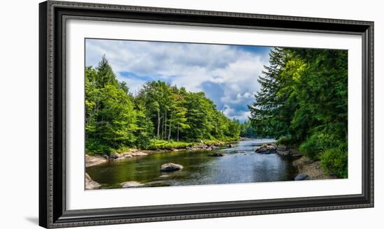 Moose River in the Adirondack Mountains, New York State, USA-null-Framed Photographic Print