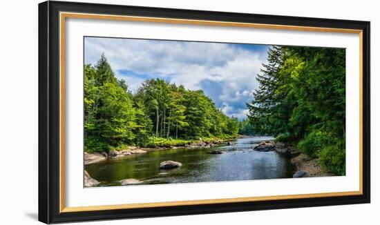 Moose River in the Adirondack Mountains, New York State, USA-null-Framed Photographic Print