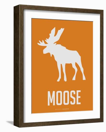 Moose White-NaxArt-Framed Art Print