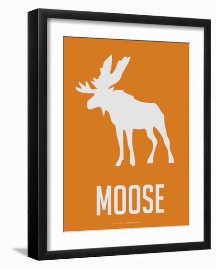 Moose White-NaxArt-Framed Art Print