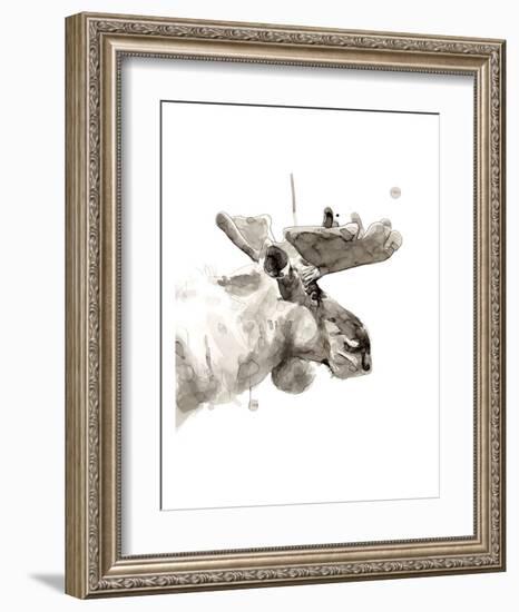 Moose-Philippe Debongnie-Framed Art Print