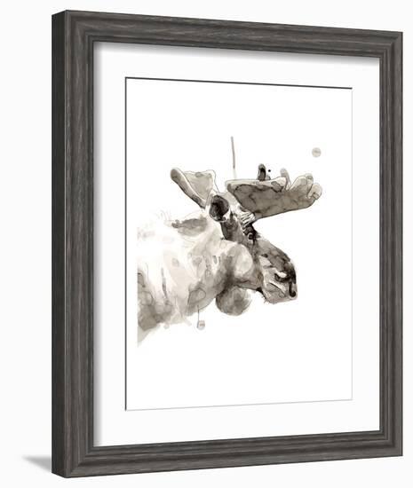 Moose-Philippe Debongnie-Framed Art Print