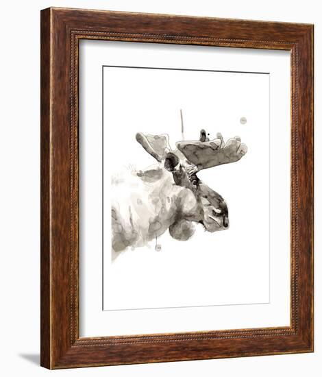 Moose-Philippe Debongnie-Framed Art Print