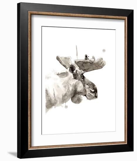 Moose-Philippe Debongnie-Framed Art Print