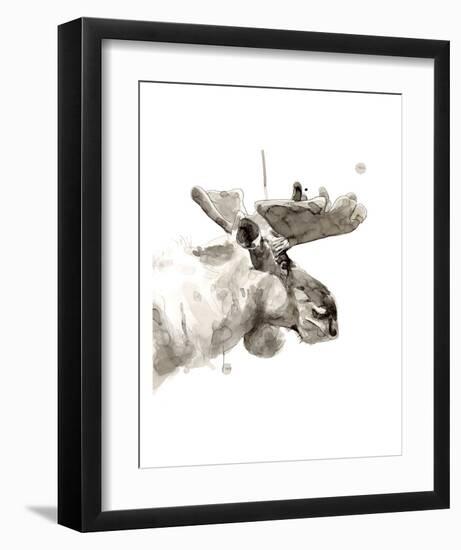 Moose-Philippe Debongnie-Framed Art Print