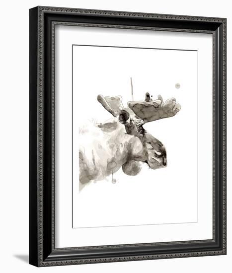 Moose-Philippe Debongnie-Framed Art Print