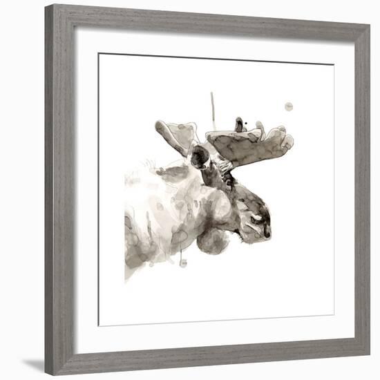 Moose-Philippe Debongnie-Framed Giclee Print