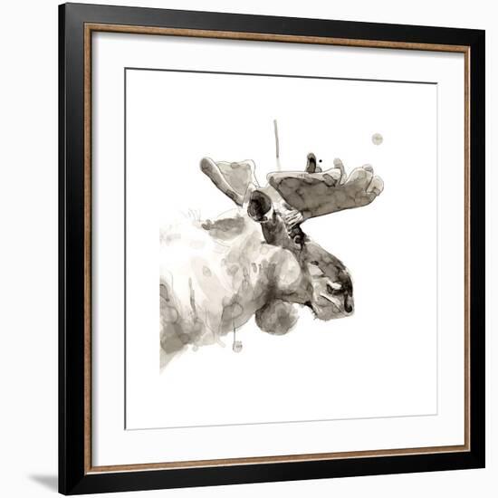 Moose-Philippe Debongnie-Framed Giclee Print