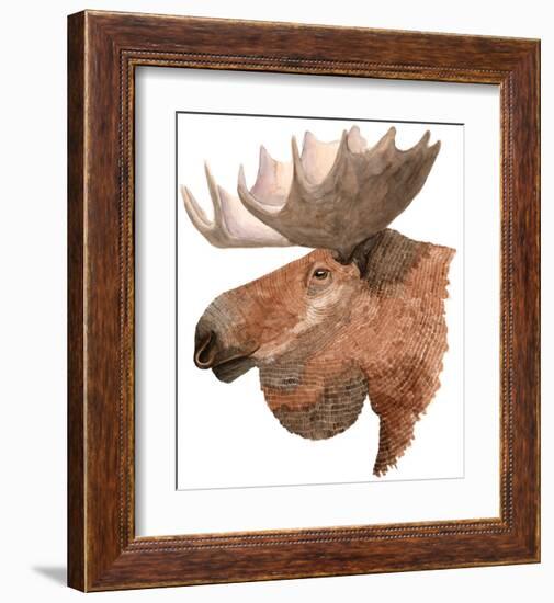 Moose-Jeannine Saylor-Framed Art Print