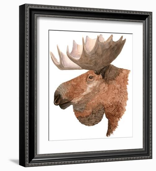 Moose-Jeannine Saylor-Framed Art Print