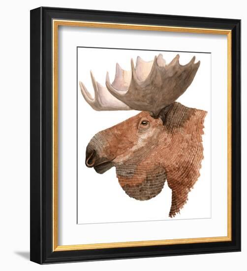 Moose-Jeannine Saylor-Framed Art Print