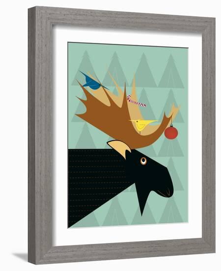 Moose-Marie Sansone-Framed Giclee Print