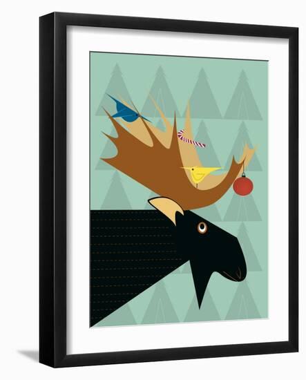 Moose-Marie Sansone-Framed Giclee Print