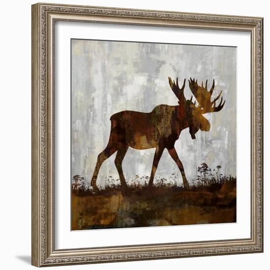 Moose-Carl Colburn-Framed Art Print
