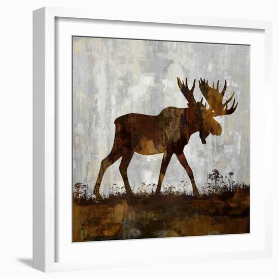 Moose-Carl Colburn-Framed Art Print