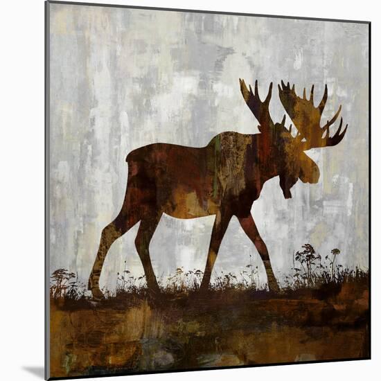 Moose-Carl Colburn-Mounted Art Print