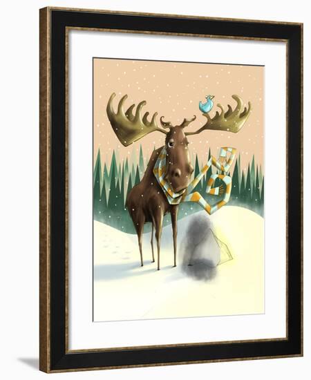 Moosin Around-Mischief Factory-Framed Giclee Print