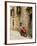 Moped in Alley, Sibenik, Croatia-Russell Young-Framed Photographic Print