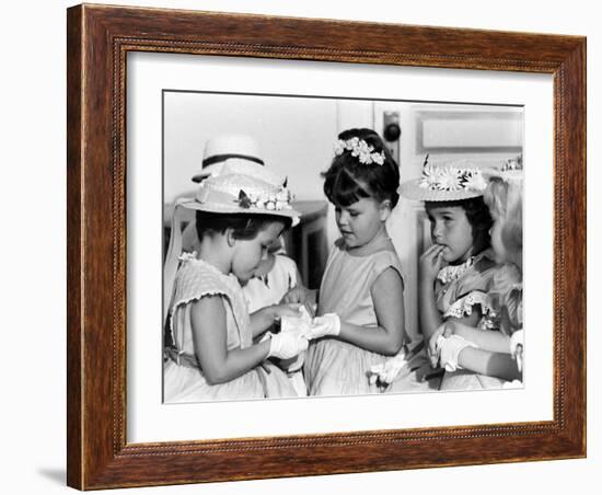 Moppets Charm School-Art Rickerby-Framed Photographic Print