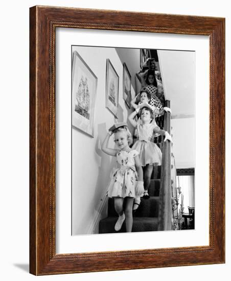 Moppets Charm School-Art Rickerby-Framed Photographic Print