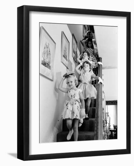 Moppets Charm School-Art Rickerby-Framed Photographic Print