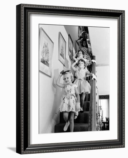 Moppets Charm School-Art Rickerby-Framed Photographic Print