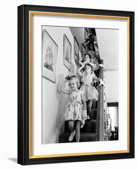 Moppets Charm School-Art Rickerby-Framed Photographic Print