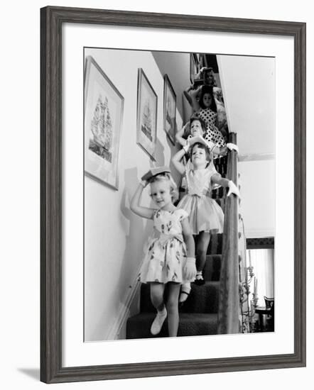 Moppets Charm School-Art Rickerby-Framed Photographic Print