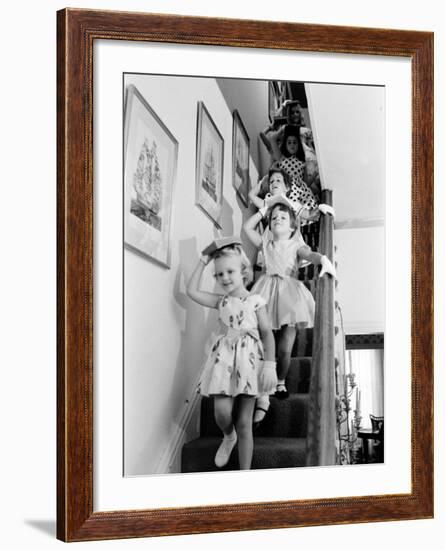 Moppets Charm School-Art Rickerby-Framed Photographic Print