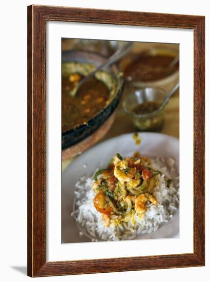 Moqueca Dish, Salvador (Salvador de Bahia), Bahia, Brazil, South America-Yadid Levy-Framed Photographic Print