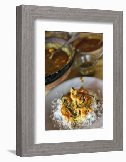 Moqueca Dish, Salvador (Salvador de Bahia), Bahia, Brazil, South America-Yadid Levy-Framed Photographic Print