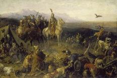 Conquest in the Year 900, Magyars Reaching their Present Day Settlement Area-Mór Than-Giclee Print