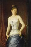 Young Woman Wearing Corset-Mór Than-Framed Premier Image Canvas