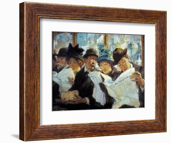 Mora: Morning News, C1912-Francis Luis Mora-Framed Giclee Print