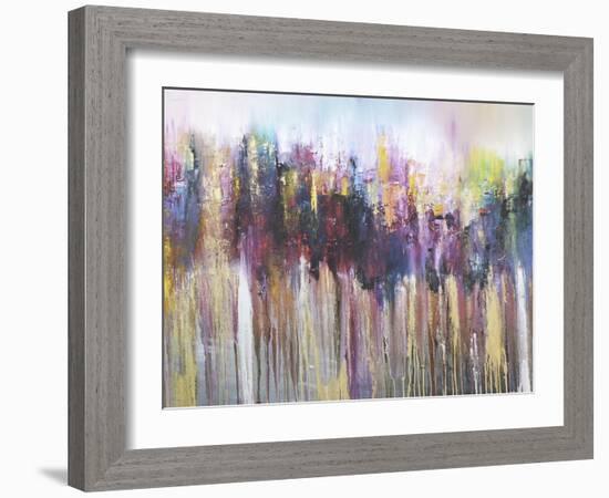 Morados II-Leticia Herrera-Framed Art Print