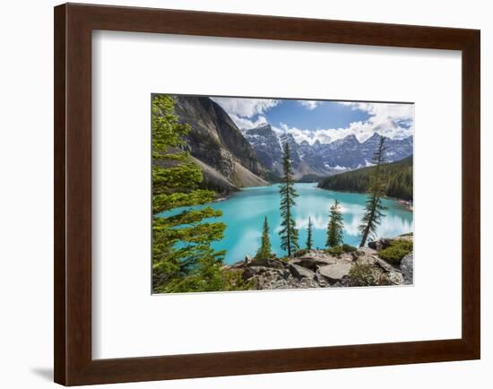 Moraine Lake and the Valley of the Ten Peaks, Banff National Park, UNESCO World Heritage Site, Cana-Frank Fell-Framed Photographic Print