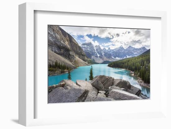 Moraine Lake and the Valley of the Ten Peaks, Banff National Park, UNESCO World Heritage Site, Cana-Frank Fell-Framed Photographic Print