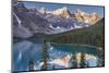 Moraine Lake and the Valley of the Ten Peaks, Rockies, Banff National Park, Alberta, Canada. Autumn-Adam Burton-Mounted Photographic Print