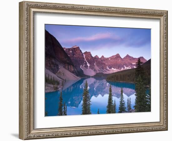 Moraine Lake and Valley of 10 Peaks, Banff National Park, Alberta, Canada-Michele Falzone-Framed Photographic Print