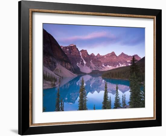 Moraine Lake and Valley of 10 Peaks, Banff National Park, Alberta, Canada-Michele Falzone-Framed Photographic Print