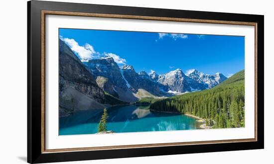 Moraine Lake at Banff National Park in the Canadian Rockies Near Lake Louise, Alberta, Canada-null-Framed Photographic Print