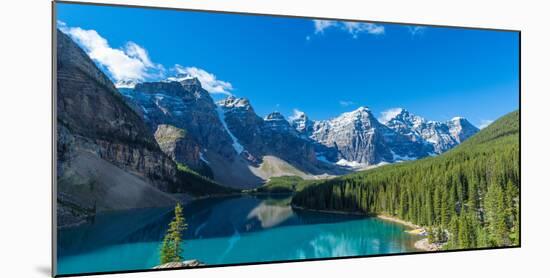 Moraine Lake at Banff National Park in the Canadian Rockies Near Lake Louise, Alberta, Canada-null-Mounted Photographic Print