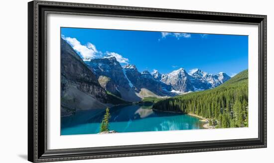 Moraine Lake at Banff National Park in the Canadian Rockies Near Lake Louise, Alberta, Canada-null-Framed Photographic Print