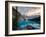 Moraine Lake at sunset in the Canadian Rockies, Banff National Park, UNESCO World Heritage Site, Al-Tyler Lillico-Framed Photographic Print