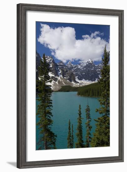 Moraine Lake, Banff National Park, Alberta, Canada-Peter Adams-Framed Photographic Print