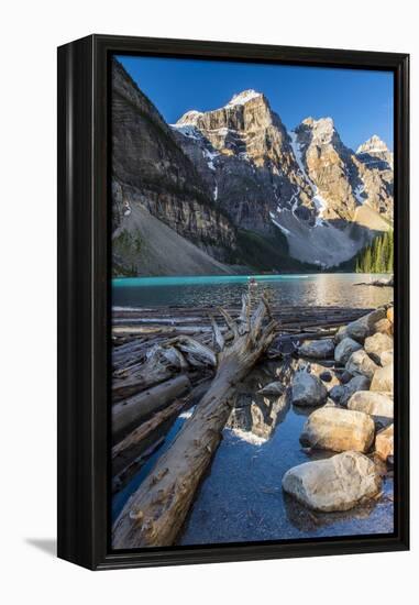 Moraine Lake, Banff National Park, Alberta, Canada-Stefano Politi Markovina-Framed Premier Image Canvas