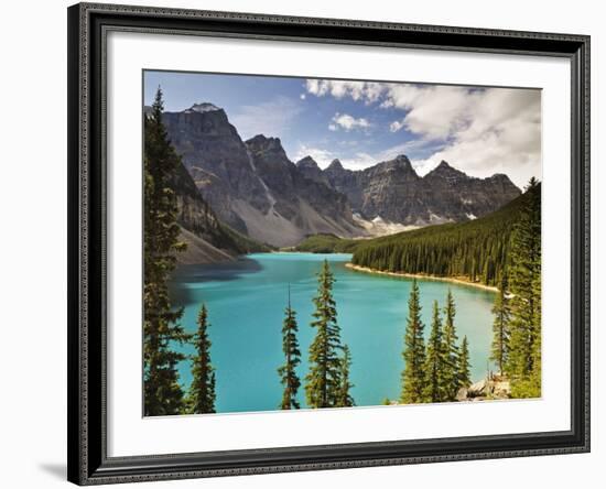 Moraine Lake, Banff National Park, UNESCO World Heritage Site, Rocky Mountains, Alberta, Canada-Jochen Schlenker-Framed Photographic Print