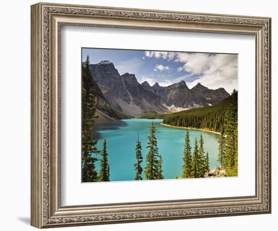 Moraine Lake, Banff National Park, UNESCO World Heritage Site, Rocky Mountains, Alberta, Canada-Jochen Schlenker-Framed Photographic Print